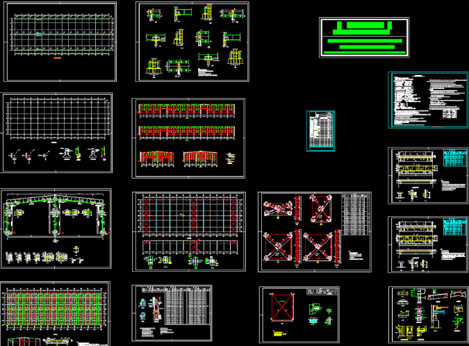 海北仓库钢结构施工图片