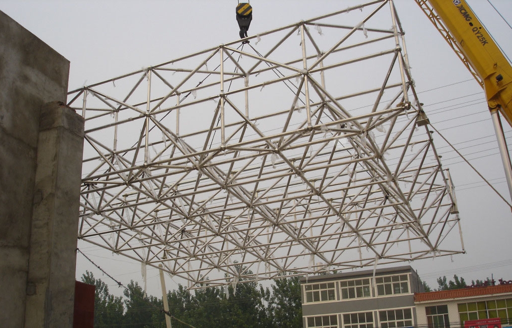 海北不锈钢门头网架安装