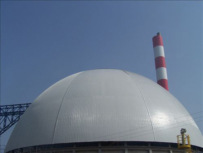 海北球形发电厂网架工程