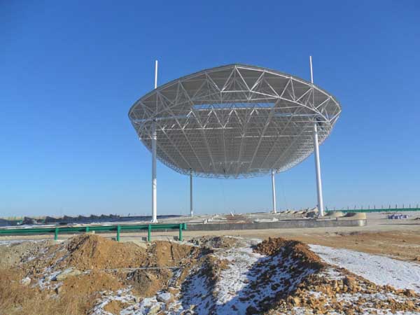 海北加油站网架工程